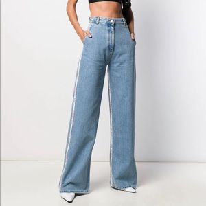 GCDS WIDE led Jeans size medium side stripe